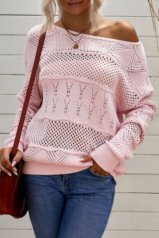 Cute Pink Pullover Sweater